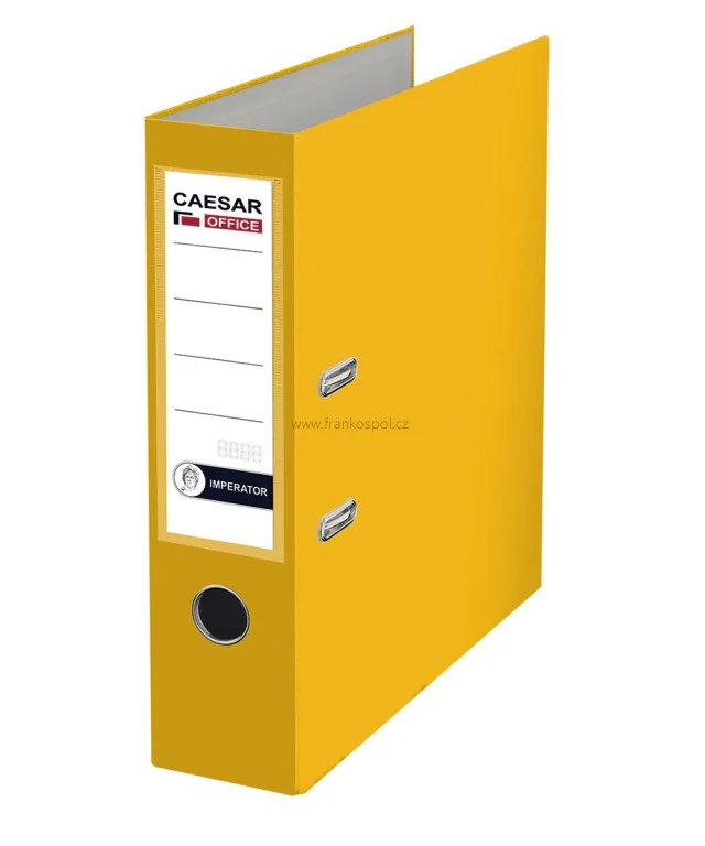 Pákový pořadač IMPERATOR PP, rado, A4/75 mm, žlutý Výprodej