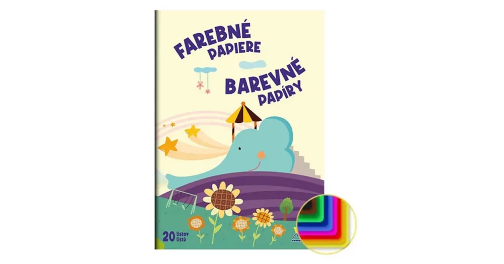 Horká Nabídka Barevné papíry A4 20ls NOTES