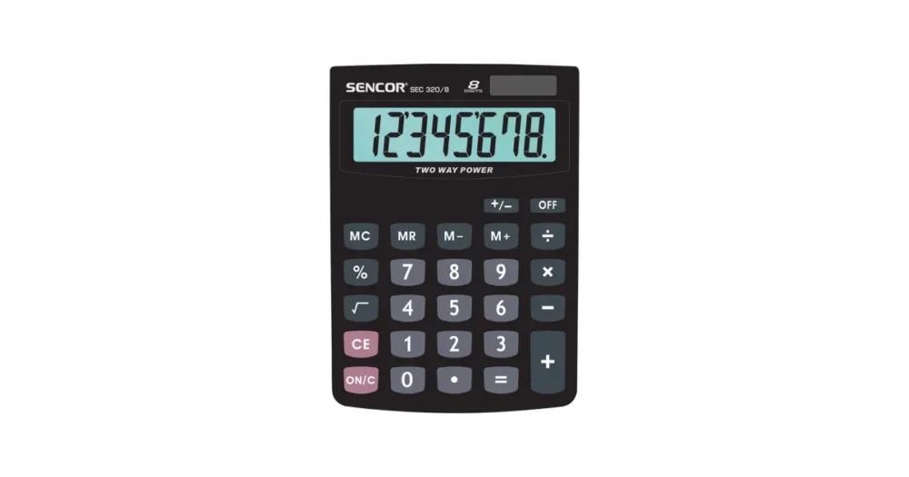 Kalkulačka stolní SENCOR SEC 320/8 Horká Nabídka