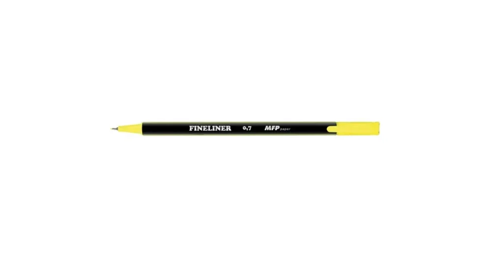 Popisovač FL žlutý 0,7mm trojhranný Pouze Dnes