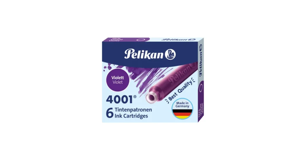 Kup Teď Inkoustové bombičky Pelikan 4001 TP/6 - fialová