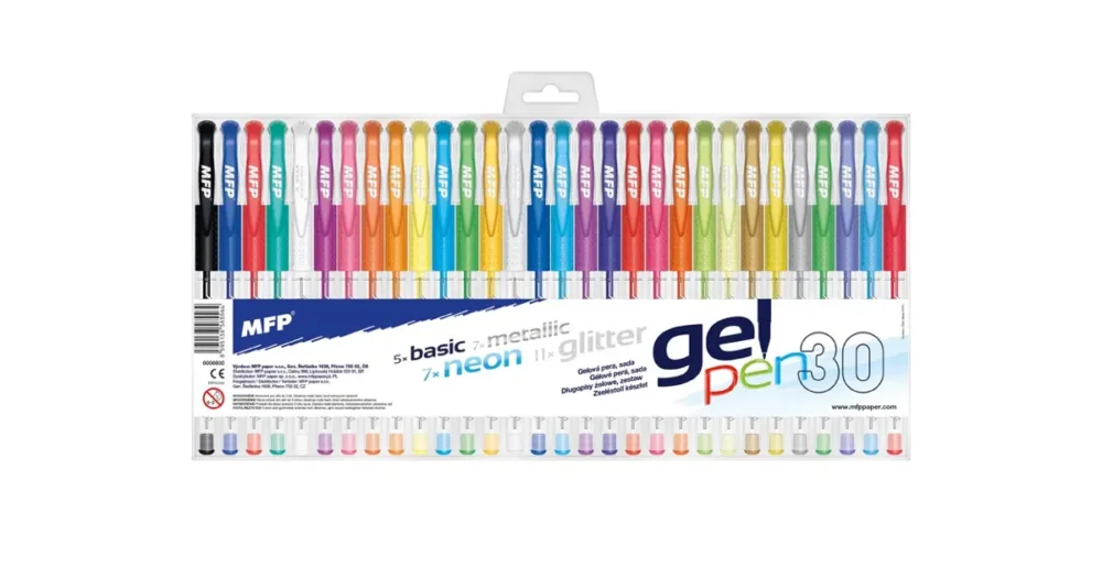 Cenově Výhodný Sada gelových per 30ks GX1038-30