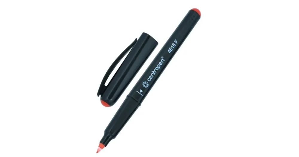 Liner Centropen 4616 na CD, DVD, BD disky, 0,6mm - červený Speciální Cena