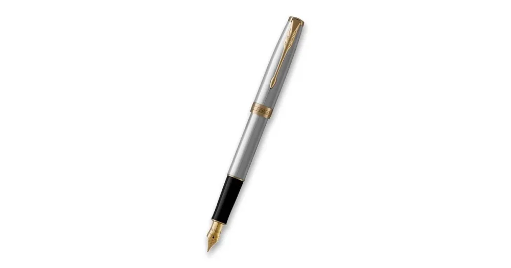Parker Sonnet Stainless Steel GT - plnící pero, hrot F Akční Nabídka