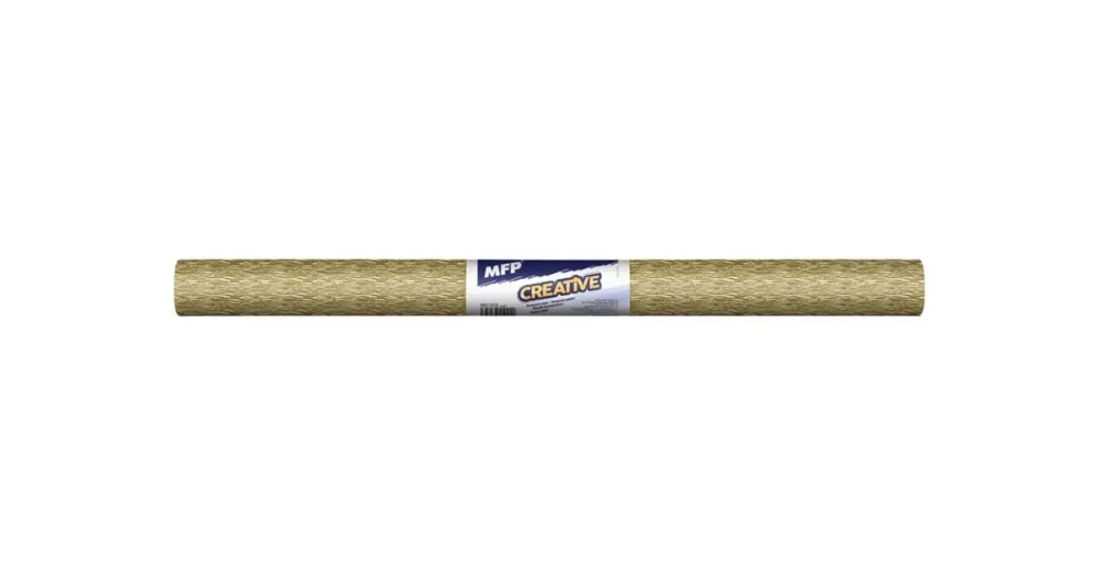 Cenově Výhodný Krepový papír role 50x200cm - zlatý