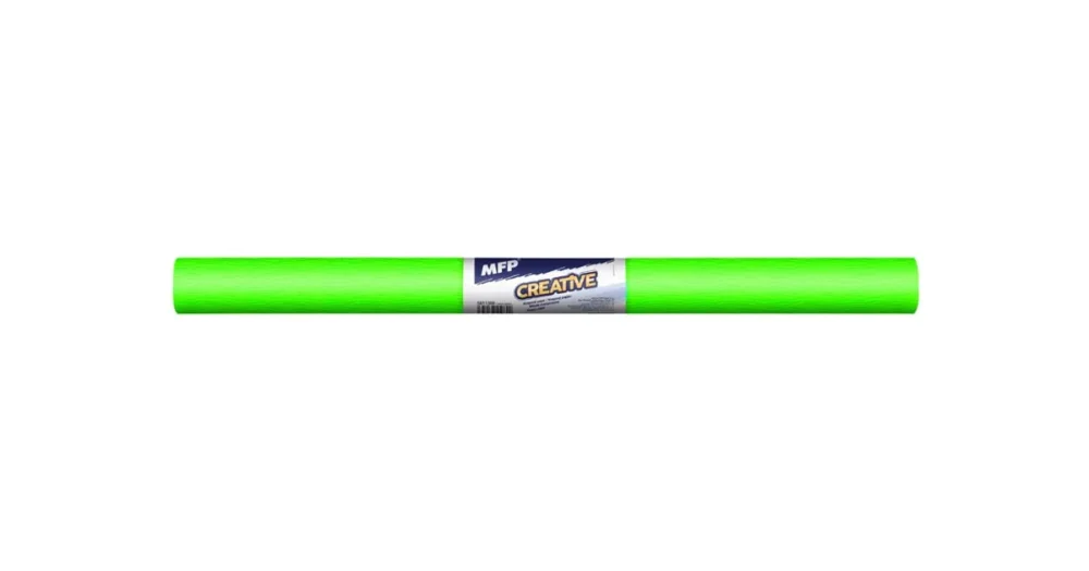 Krepový papír role 50x200cm - neon zelený Horká Nabídka