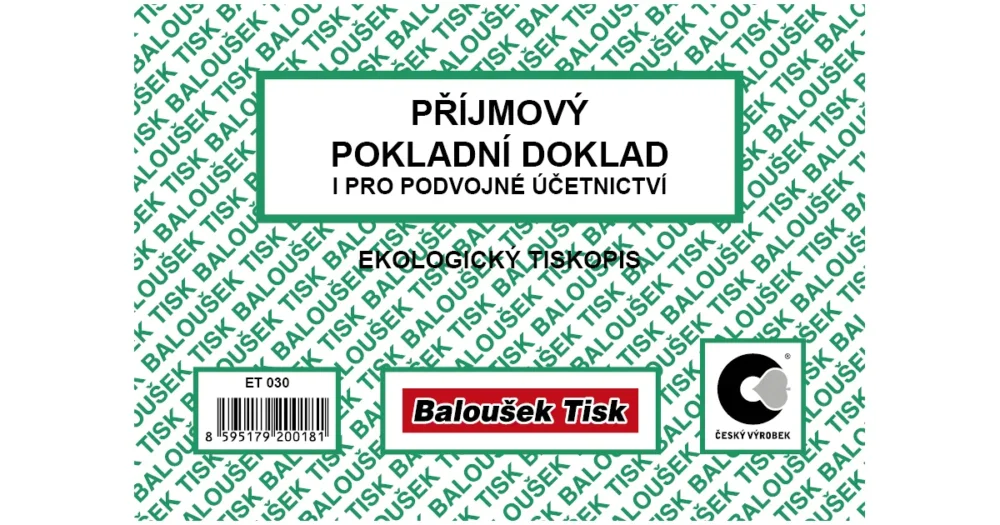 Nakupujte Hned Příjmový pok.dok. i pro pod.úč. A6