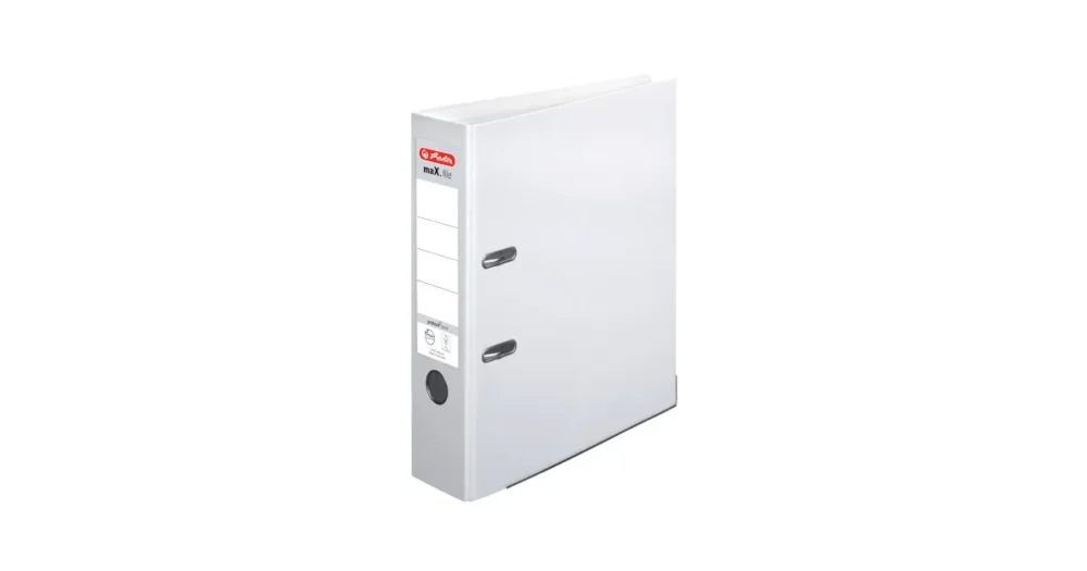 Pořadač PP A4/8cm pákový Herlitz maX.file protect plus - bílý Sleva