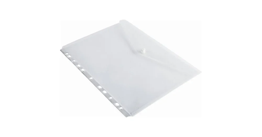 Značkový Euroobal A4 s kapsou na druk, transparentní, PANTA PLAST