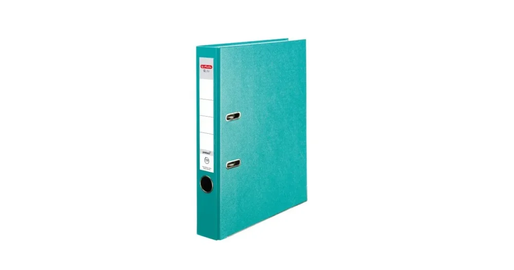 Pořadač PP A4/5cm pákový Herlitz Q.file protect - tyrkysový Super Cena