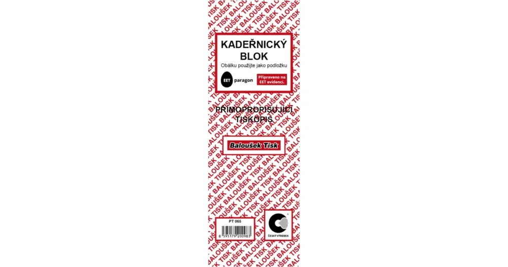 Kadeřnický blok - EET Ověřený