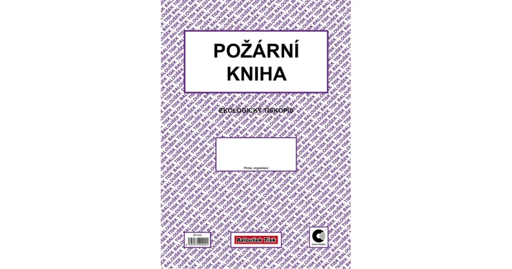 Nová Kolekce Požární kniha