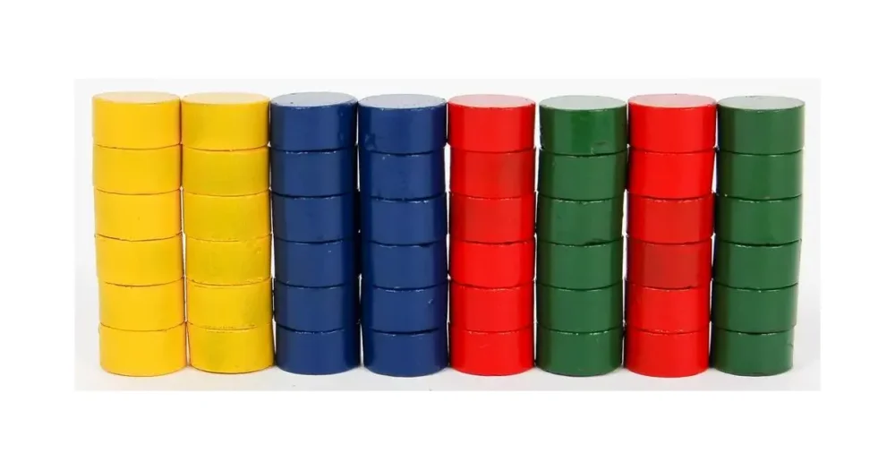 Magnety kulaté 10mm/48ks - barevné Pouze Dnes