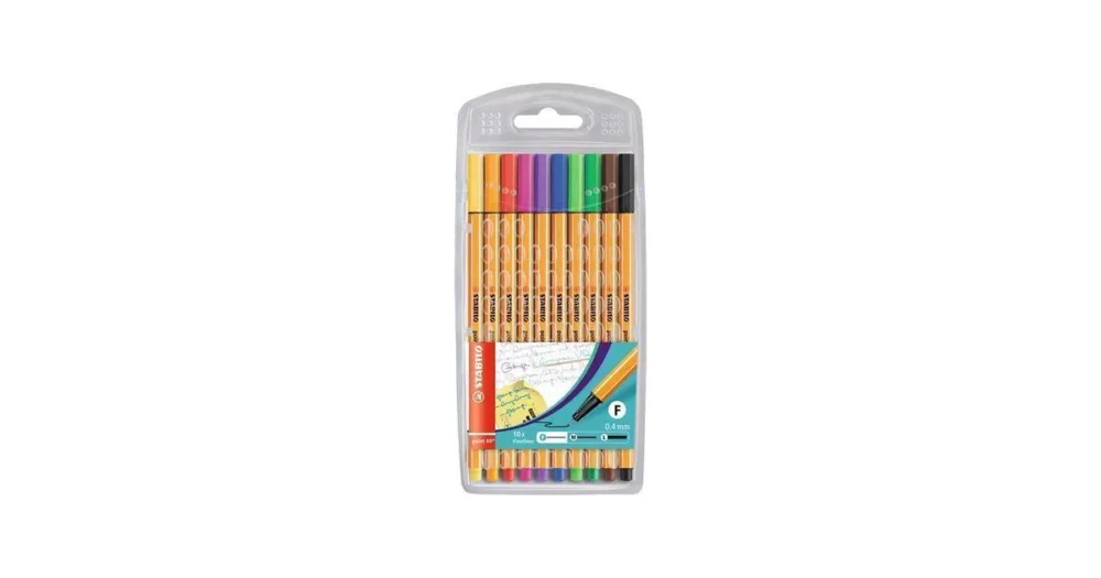 Sada linerů Stabilo Point 88, 0,4mm - 10 barev Autentický