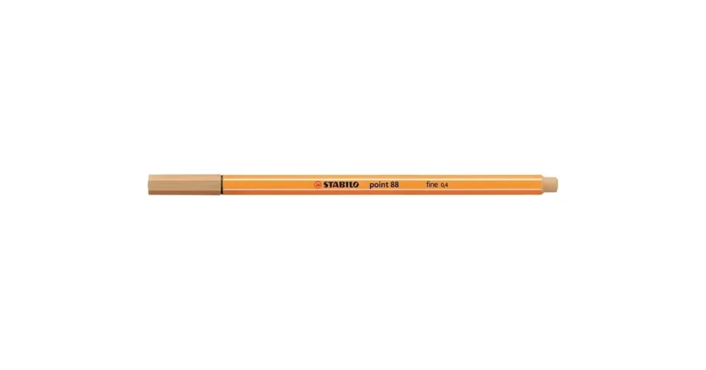Novinka Liner Stabilo Point 88, 0,4mm - světle okrová