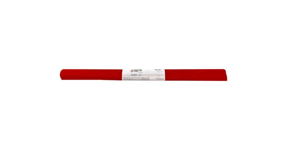 Krepový papír 50x200 cm VICTORIA - červená Oblíbený