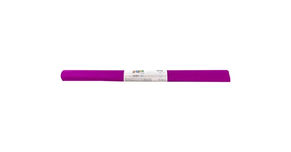 Krepový papír 50x200 cm VICTORIA - purpurová Originální