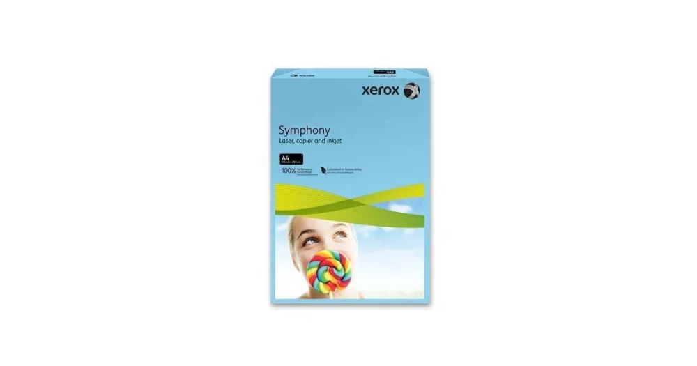 Expresní Doručení Xerografický papír barevný XEROX Symphony A4, 80g, 500ls - tmavě modrá