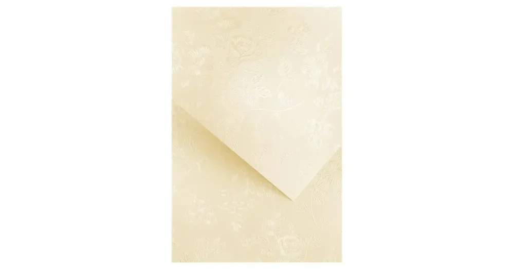 Ozdobný papír Floral 220g ivory, 20ks, Galeria Papieru Originální