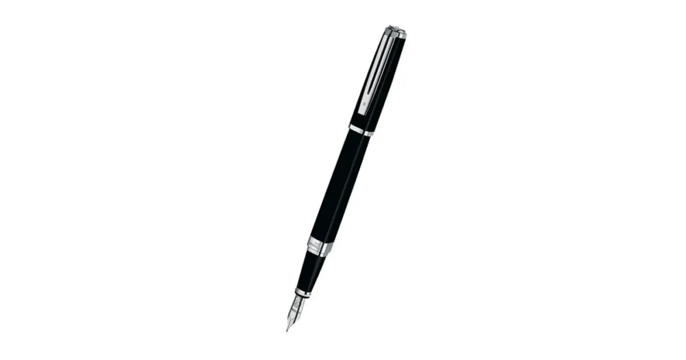 Waterman Exception Slim Black Lacquer ST - plnící pero - hrot F Aktuální