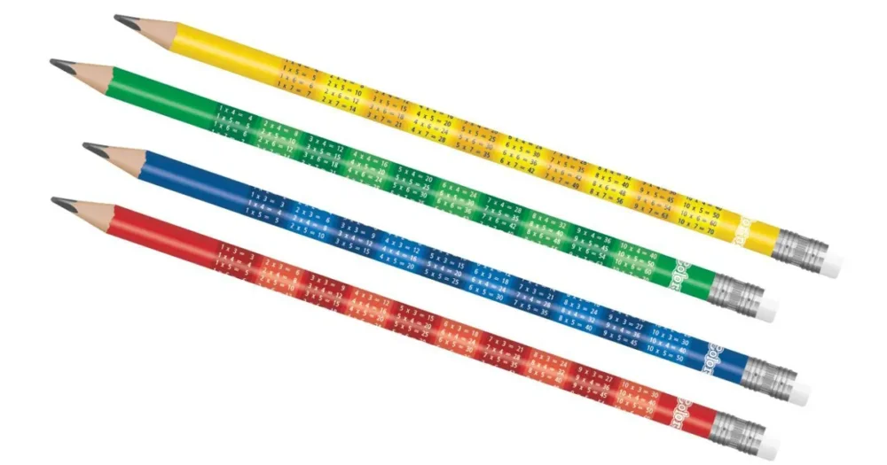 Tužka kulatá s gumou a násobilkou Colorino Pouze Dnes