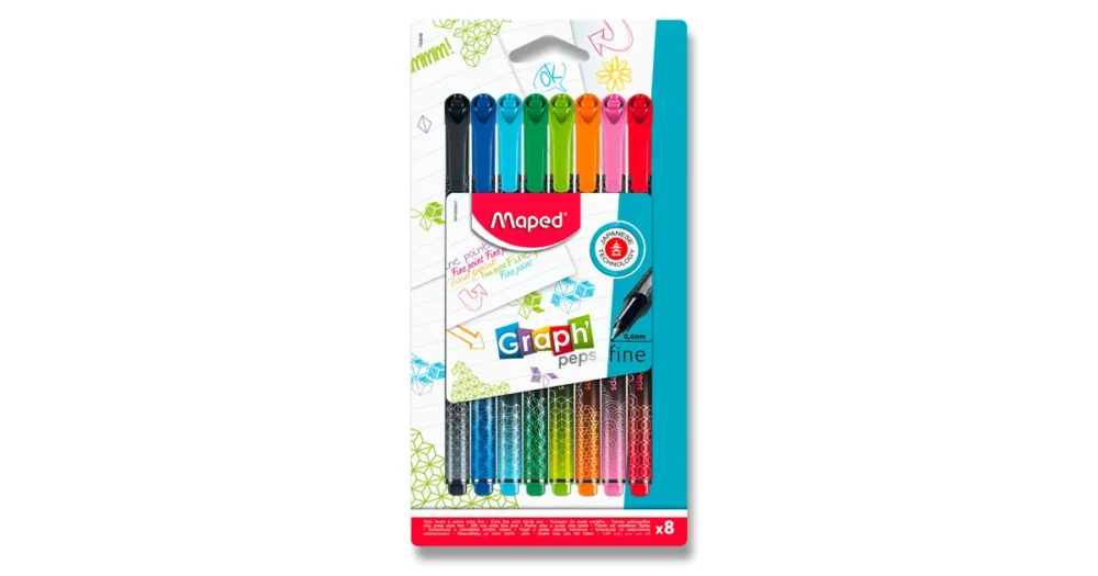Sleva Liner Maped Graph'Peps Premium - sada 8 barev