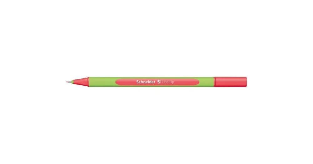 Fineliner Line-Up, neonová červená, 0,4 mm, SCHNEIDER Tovární Cena