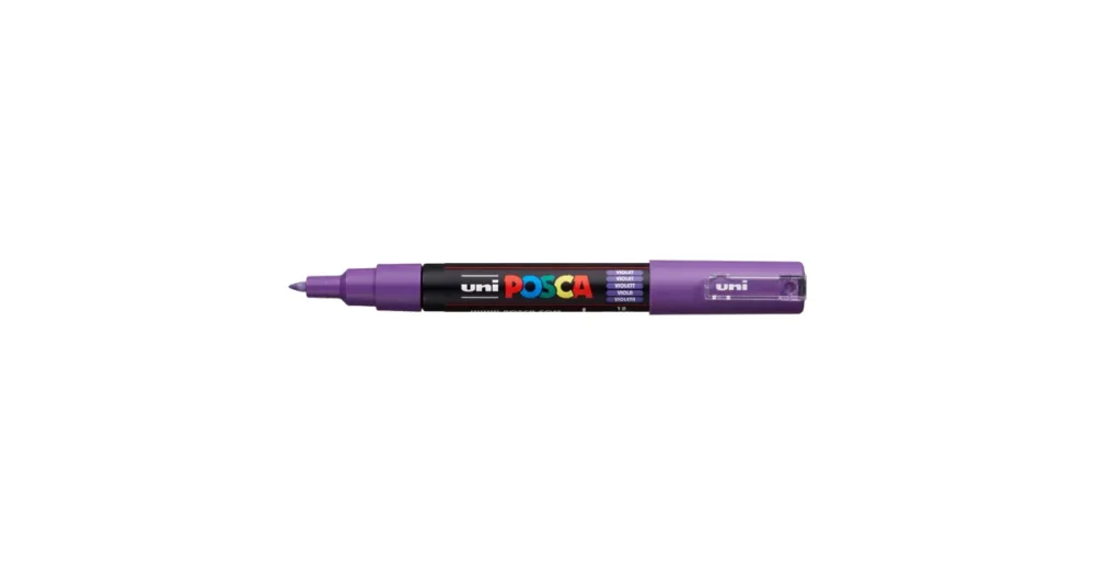 Dekorační popisovač Posca PC-1M, fialová (12), 0,7 - 1,0 mm Top Prodej