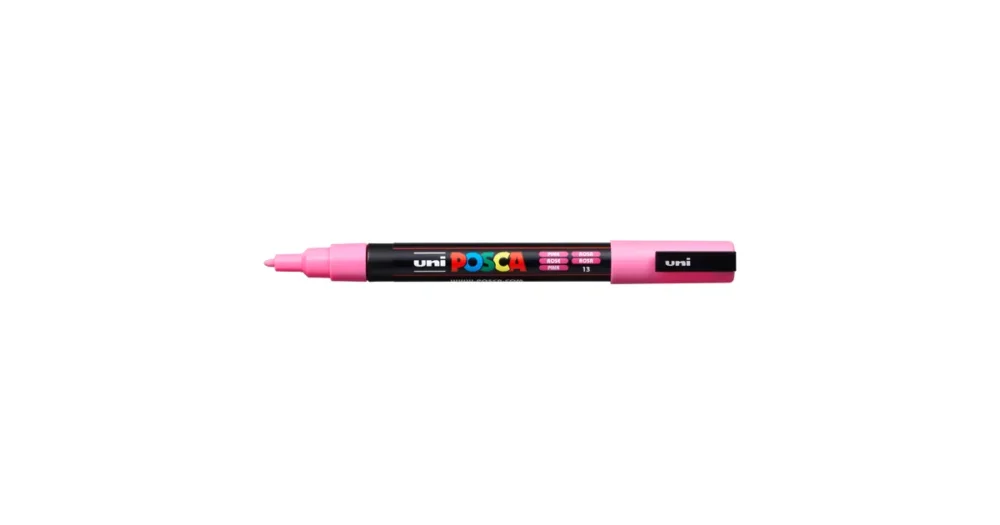 Dekorační popisovač Posca PC-3M, růžová (13), 0,9-1,3 mm Ihned K Objednání