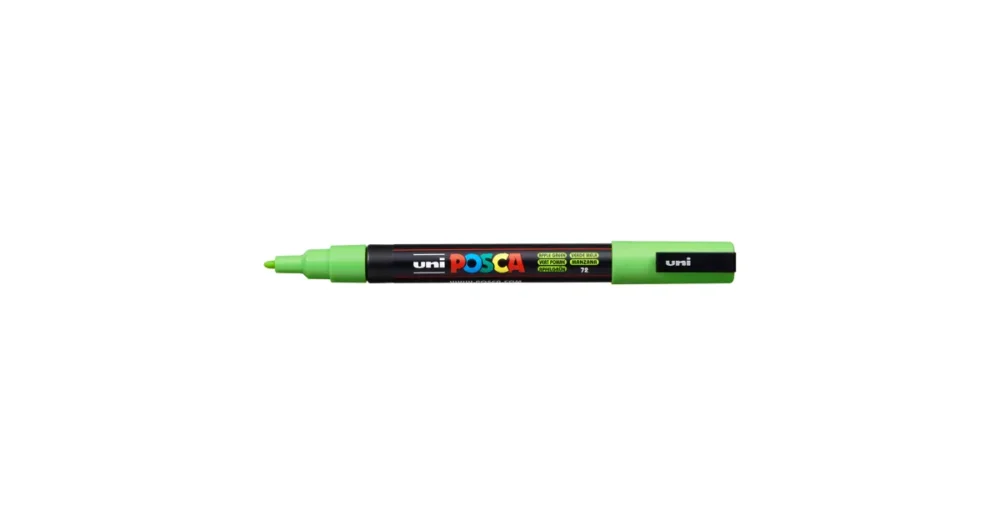 Pouze Dnes Dekorační popisovač Posca PC-3M, zelená jablko (72), 0,9-1,3 mm
