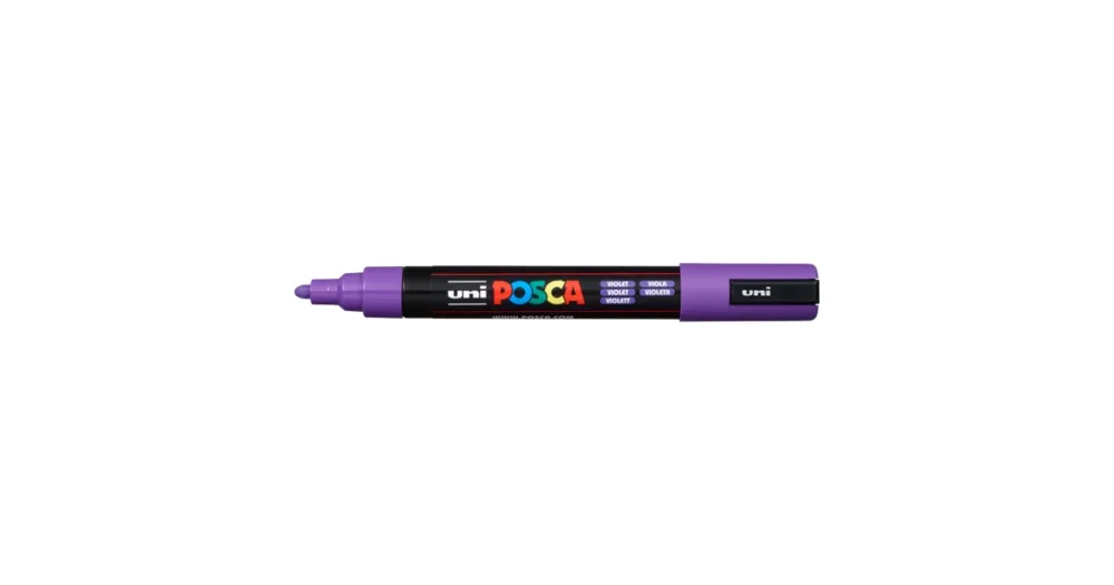 Dekorační popisovač Posca PC-5M, fialová (12), 1,8-2,5 mm Novinka