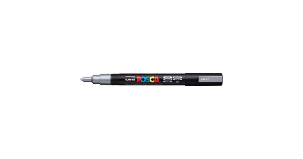 Dekorační popisovač Posca PC-3M, stříbrná (26), 0,9-1,3 mm Bezpečná Platba