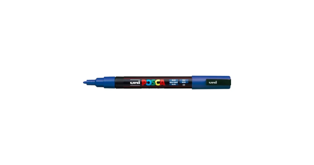 Nová Kolekce Dekorační popisovač Posca PC-3M, modrá (33), 0,9-1,3 mm