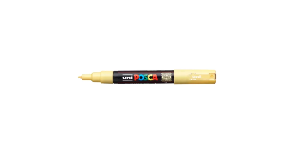 Zlevněný Dekorační popisovač Posca PC-1M, slámová (73), 0,7 - 1,0 mm
