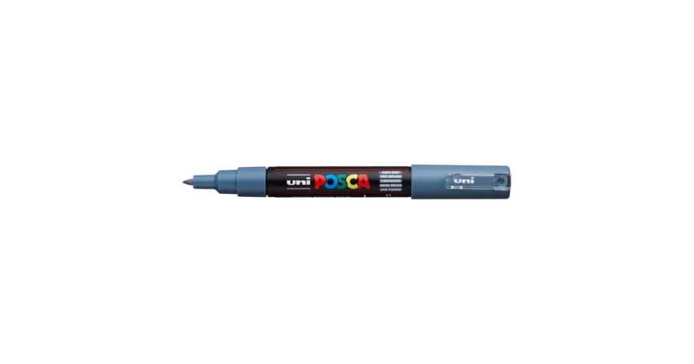 Levný Dekorační popisovač Posca PC-1M, břidlicově šedá (61), 0,7 - 1,0 mm