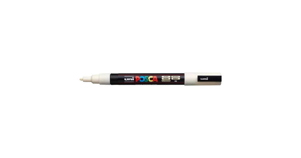 Dekorační popisovač Posca PC-3M, smetanová (46), 0,9-1,3 mm Top Prodej