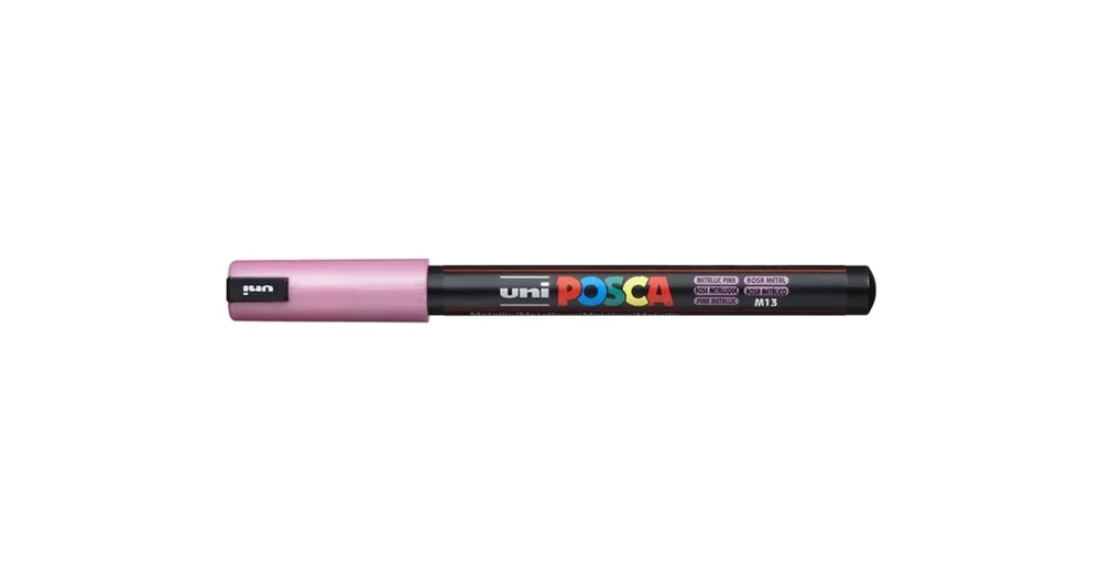 Dekorační popisovač Posca PC-1MR, metalová růžová (M13), 0,7 mm Novinka