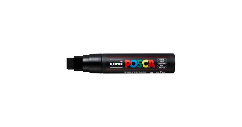 Dekorační popisovač Posca PC-17K, černá (24), 15 mm Výhodná Nabídka