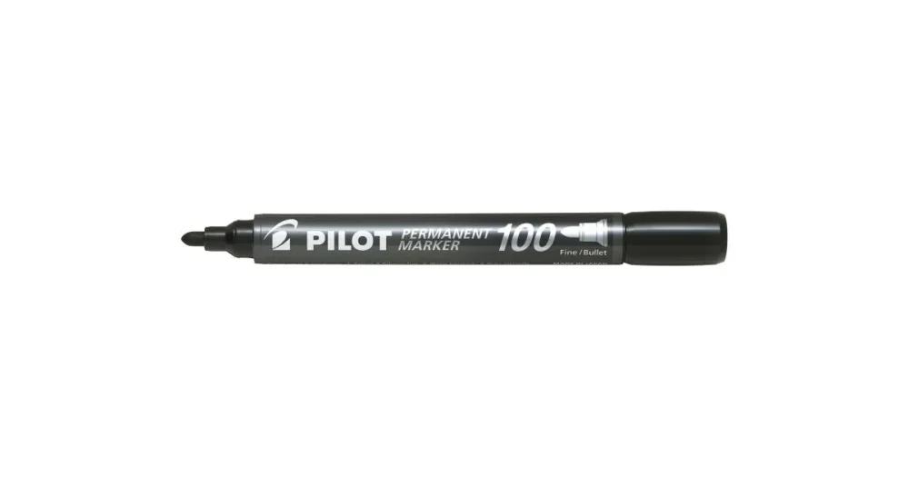 Horká Nabídka Popisovač kulatý Pilot Permanent Marker 100 - černý
