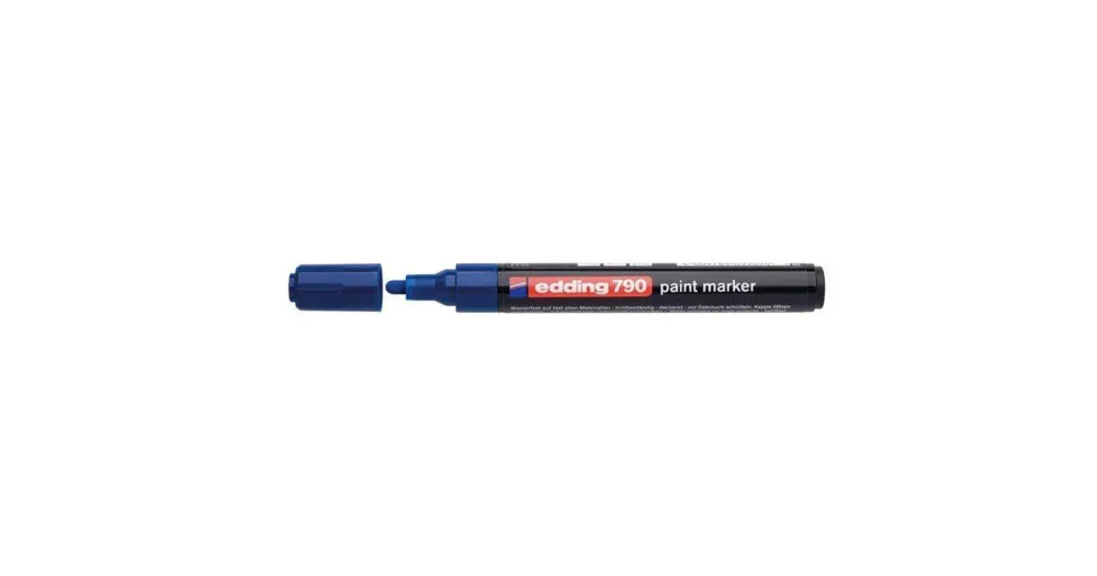 Nejprodávanější Lakový popisovač EDDING 790, 2-4mm - modrý