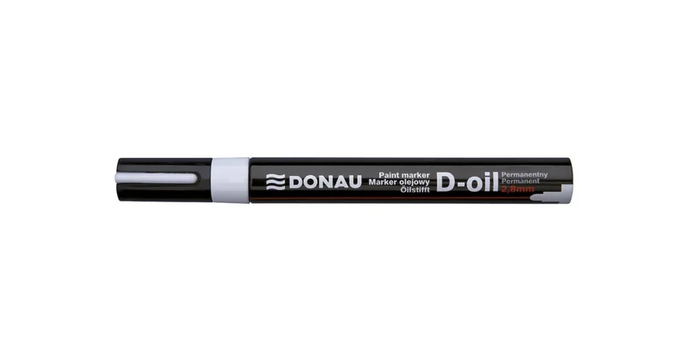 DONAU Lakový popisovač D-oil, 2,8mm, bílý Nízká Cena