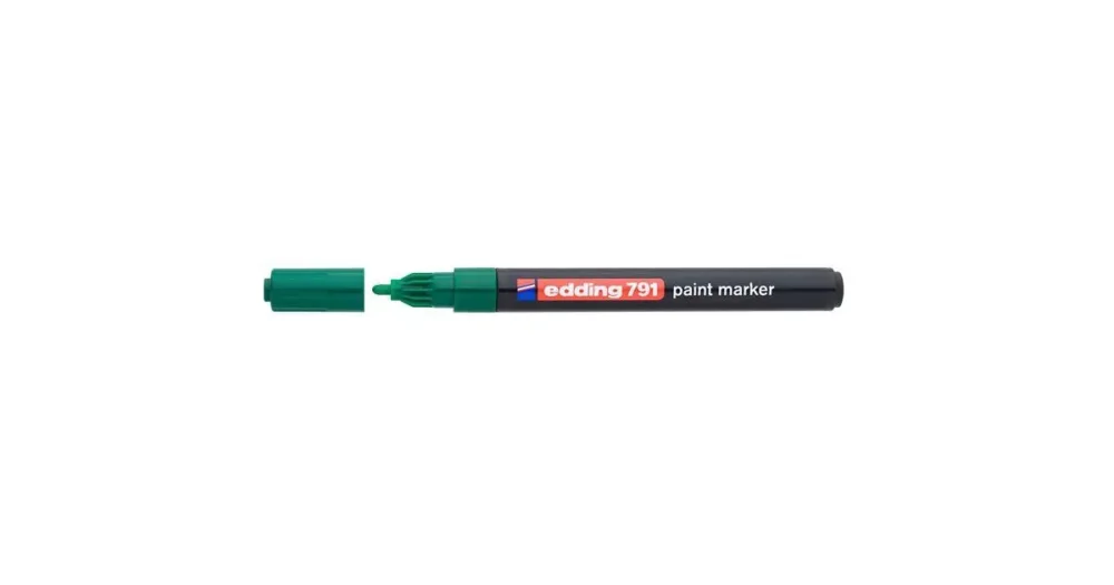 Lakový popisovač EDDING 791, 1-2mm - zelený Nakupujte Hned