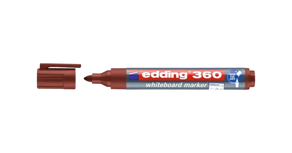 Koupit Online Popisovač na bílou tabuli a flipchart EDDING 360, 1,5-3mm - hnědý