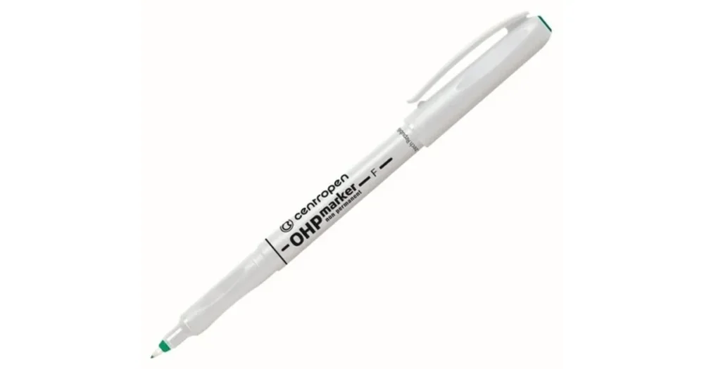 Popisovač Centropen OHP 2646 F NON-PERMANENT - zelený Výprodej