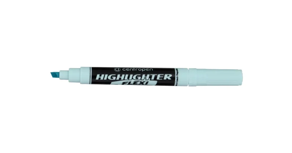 Časově Omezené Zvýrazňovač Centropen HIGHLIGHTER FLEXI SOFT 8542 - pastelová modrá