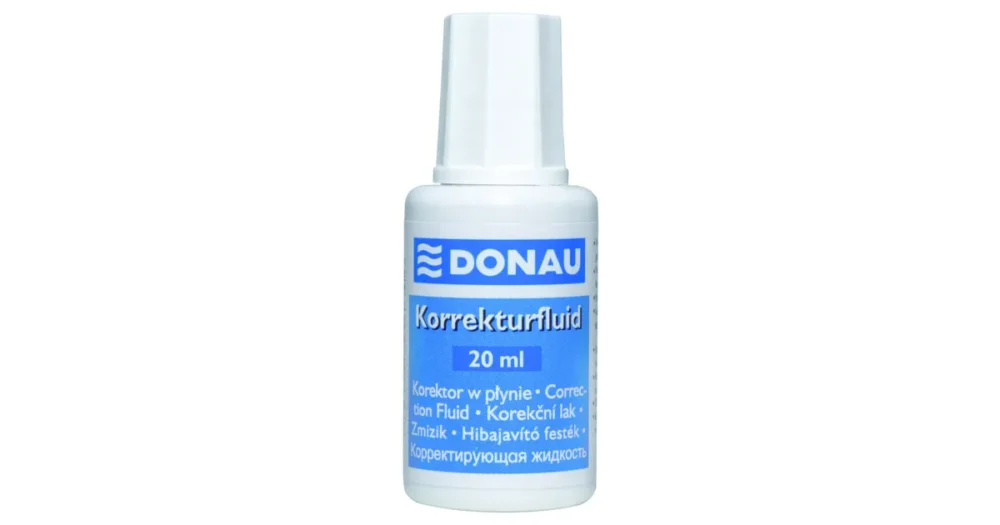 Opravný lak se štětečkem, 20 ml, lihový, DONAU Super Cena