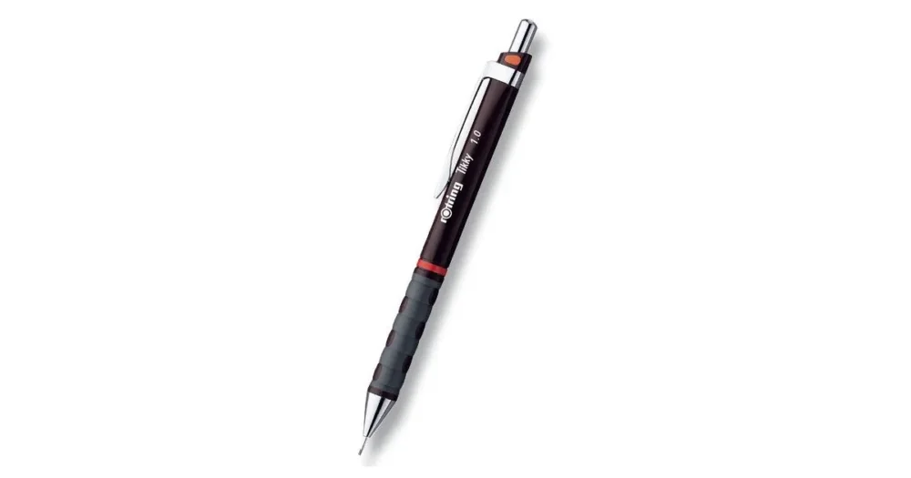 Mechanická tužka Rotring Tikky Burgundy - 1,0 mm Vysoce Kvalitní