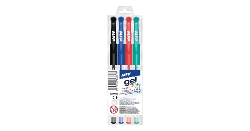 Gelové pero set 4ks GS1038-4 Bezpečná Platba