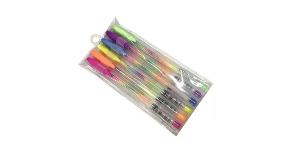 Nejprodávanější Gelová pera multicolor sada 6ks