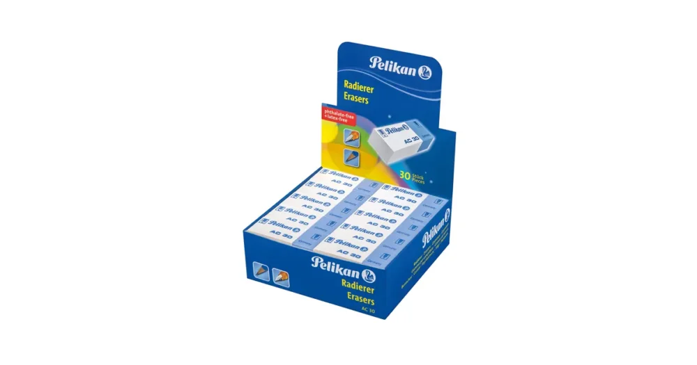Guma na tužky + inkoust Pelikan AC 30 - box 30ks Dokud Zásoby Vydrží